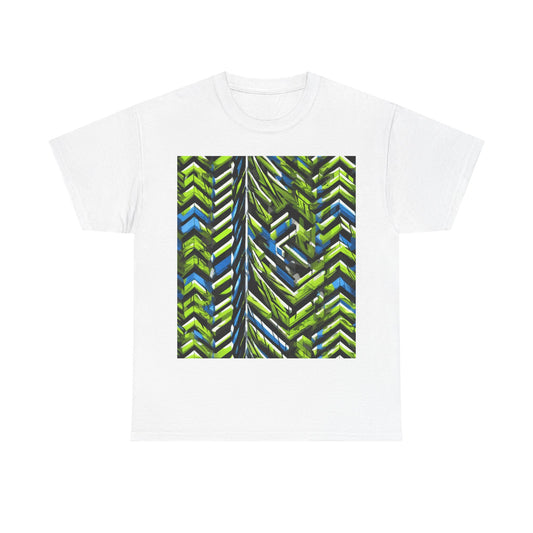 boostlete-rise-grind-pattern-chevron-isometric-0195 — Unisex Heavy Cotton Tee (Gildan 5000)