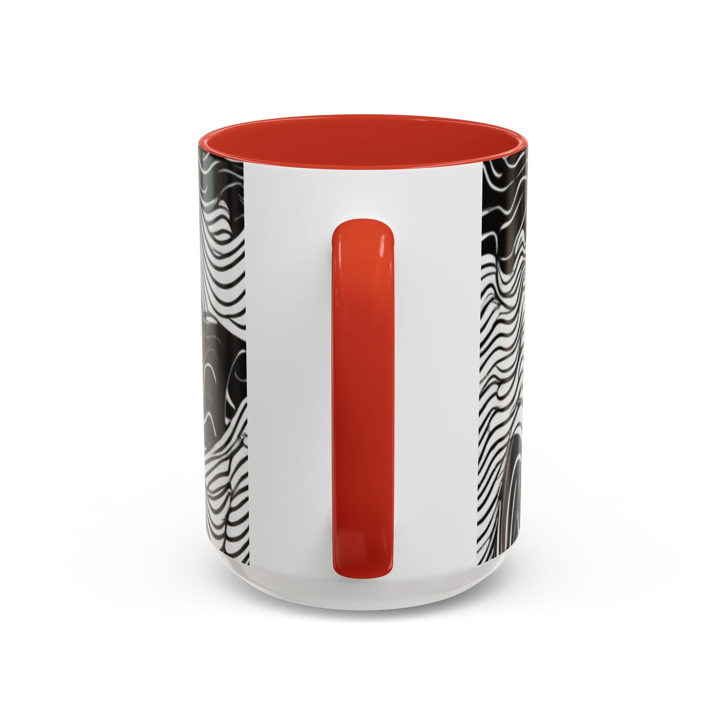 boostlete-field-day-pattern-topographic-line-art-0239 — Accent Mug 11oz/15oz