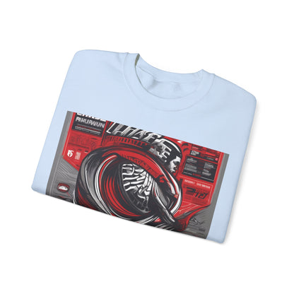 boostlete-field-day-type-chase-capacity-big-monoline-0813 — Unisex Heavy Blend Crewneck (G18000)