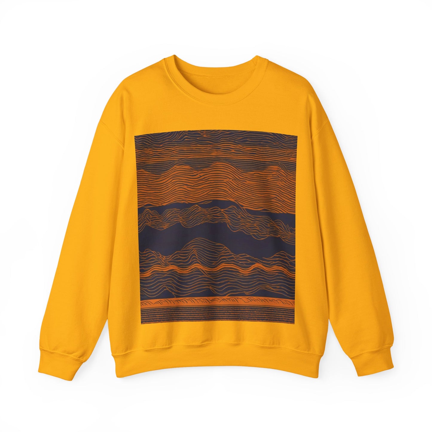 boostlete-field-day-pattern-audio-athletic-0107 — Unisex Heavy Blend Crewneck Sweatshirt (Gildan)