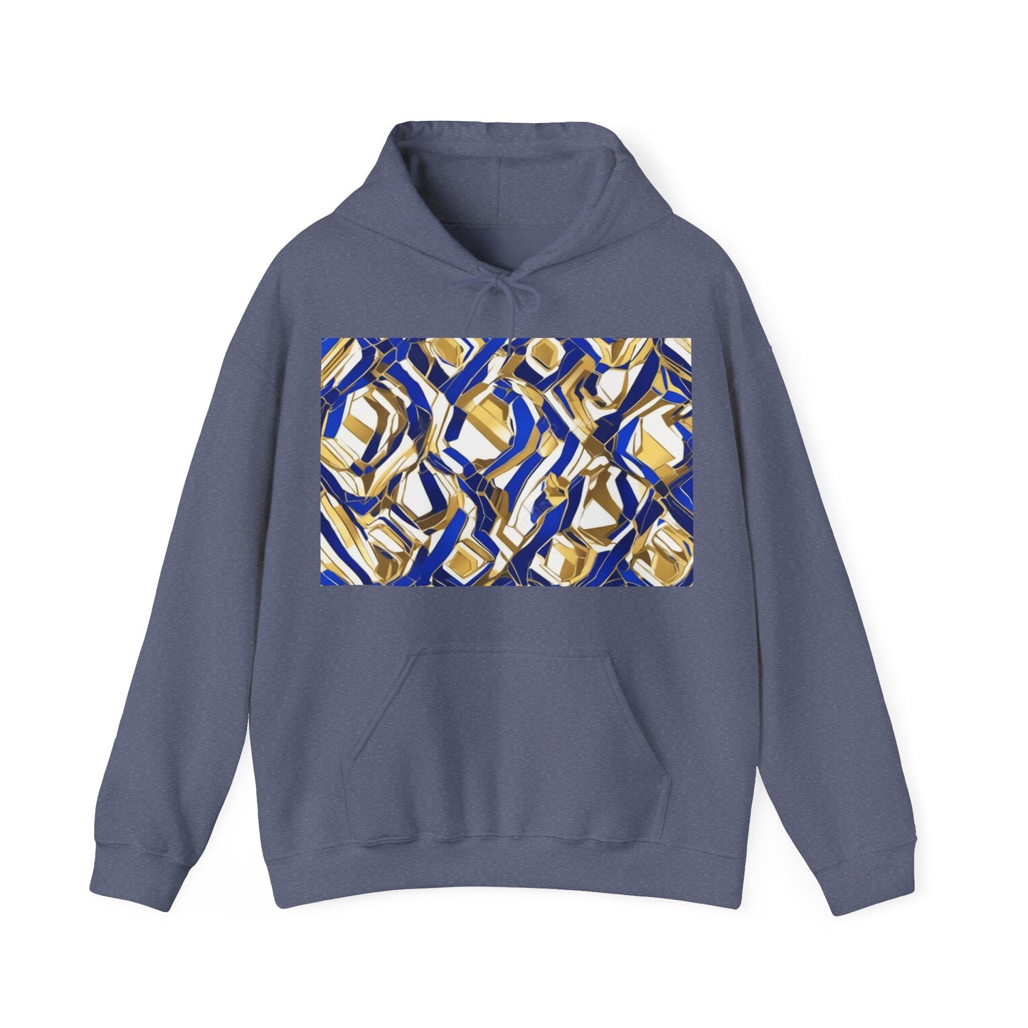 boostlete-boost-mode-pattern-hex-athletic-0611 — Unisex Heavy Blend Hoodie (G18500)