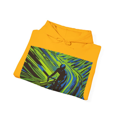 boostlete-am-crew-scene-cyclist-speed-isometric-0064 — Unisex Heavy Blend Hooded Sweatshirt (Gildan)