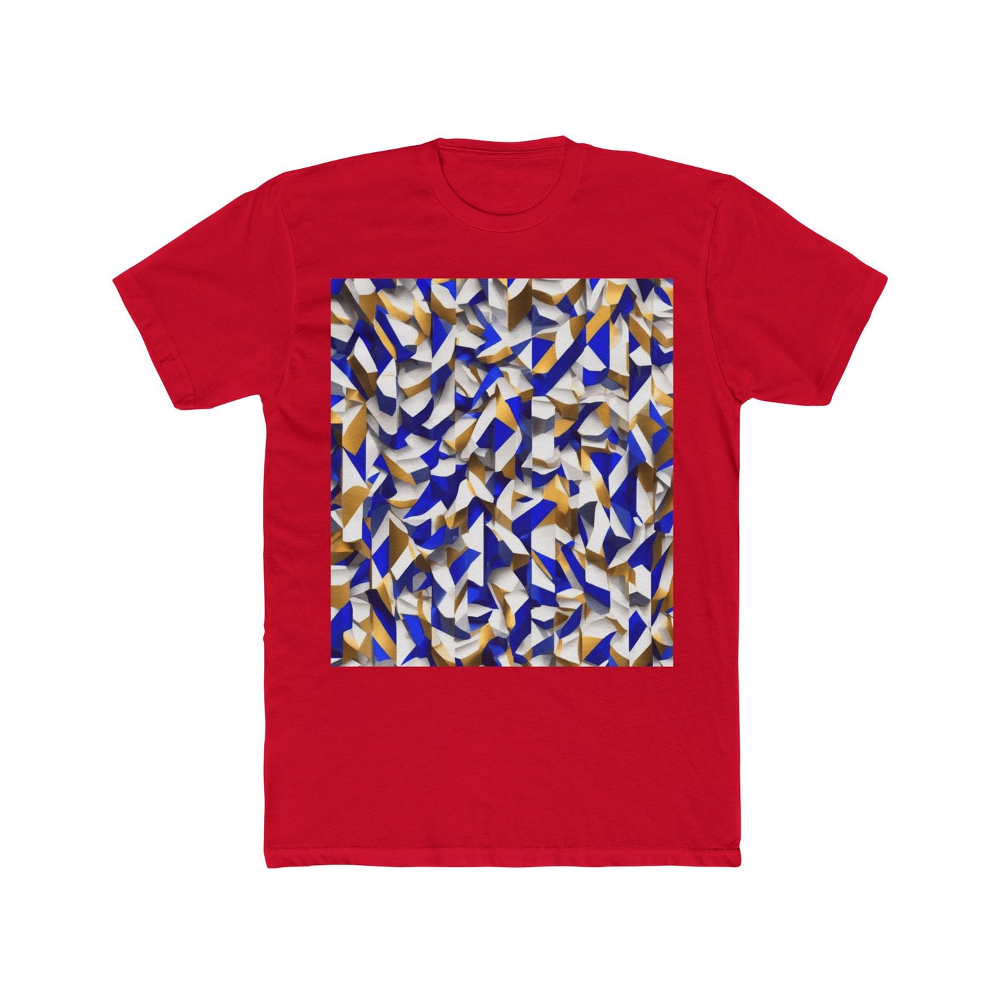 boostlete-boost-mode-type-charge-ahead-vertical-isometric-0221 — Unisex Cotton Crew Tee (NL 3600)