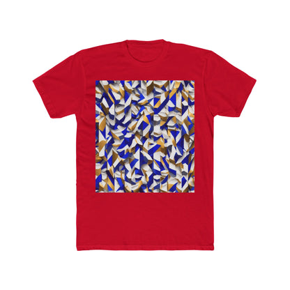 boostlete-boost-mode-type-charge-ahead-vertical-isometric-0221 — Unisex Cotton Crew Tee (NL 3600)