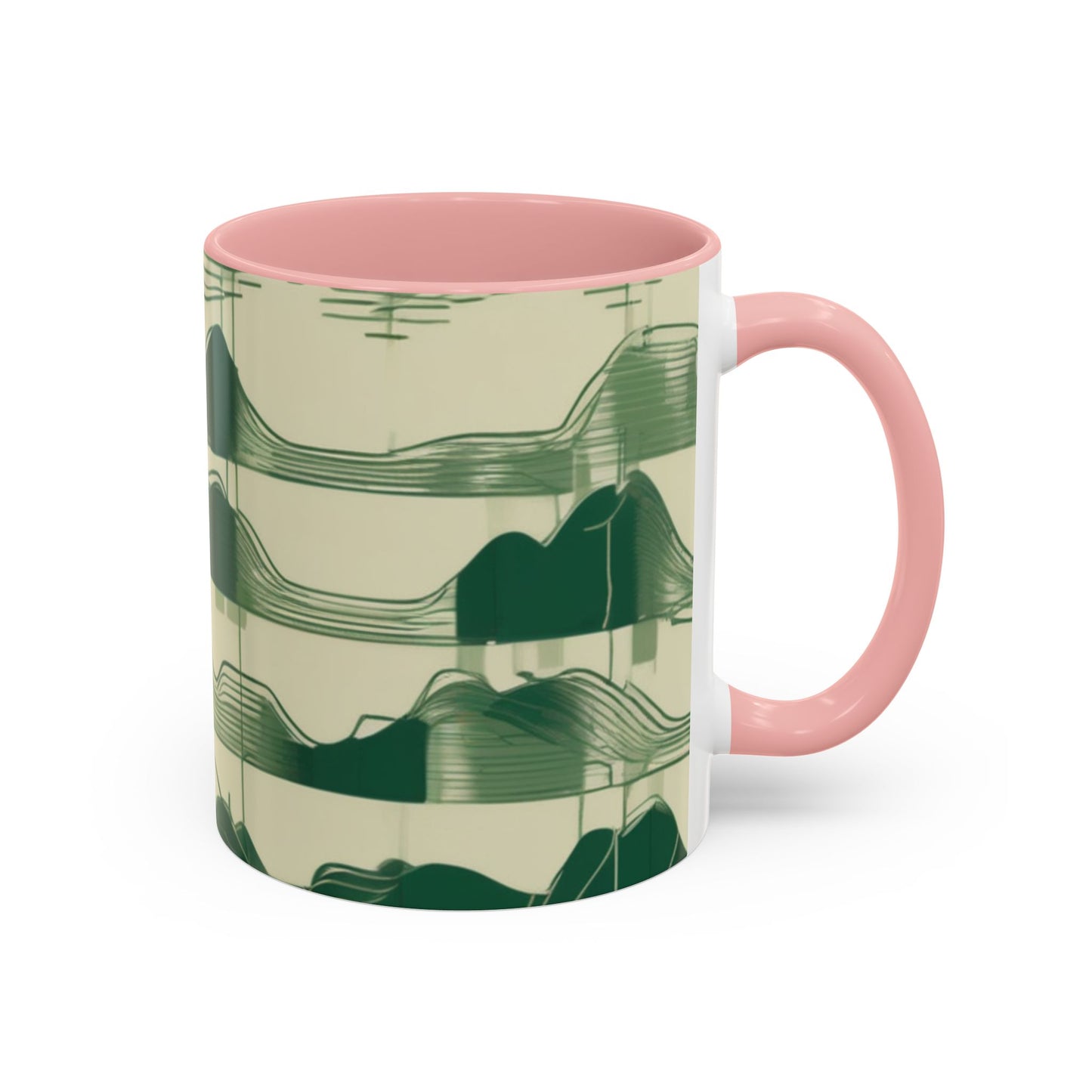 boostlete-mile-by-mile-pattern-audio-blueprint-0971 — Accent Mug 11/15oz