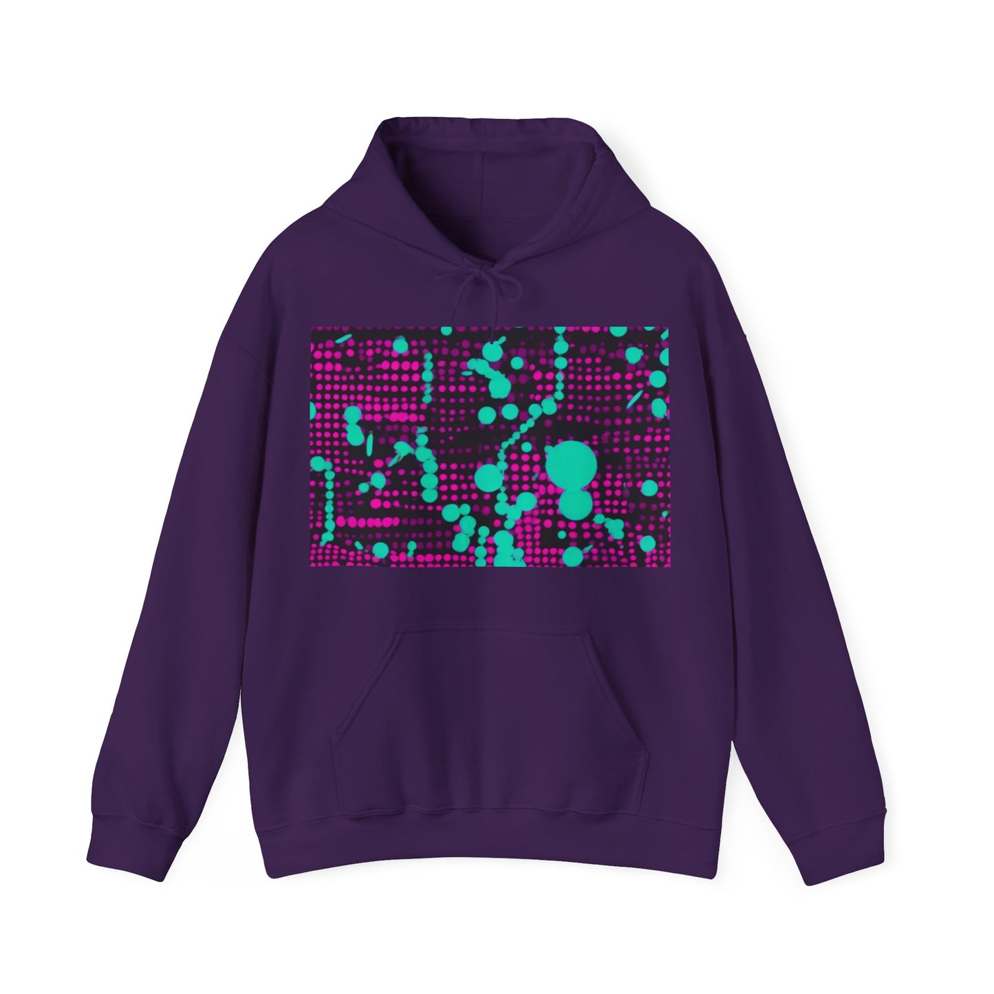 boostlete-pr-season-pattern-dotted-retro-0891 — Unisex Heavy Blend Hoodie (G18500)