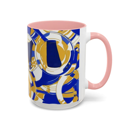 boostlete-field-day-icon-barbell-grainy-line-art-0906 — Accent Mug 11/15oz