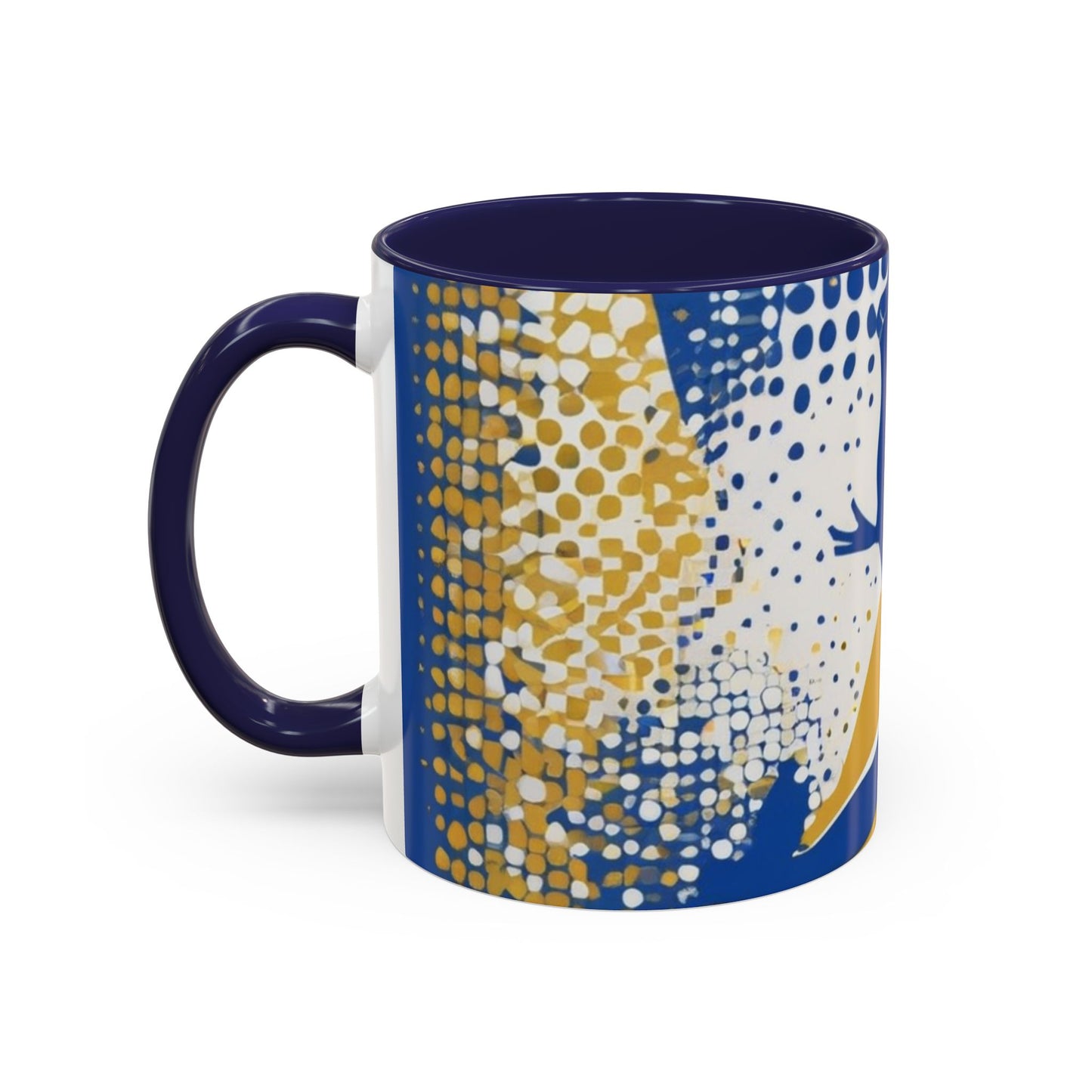 boostlete-field-day-icon-swimmer-halftone-paper-0246 — Accent Mug 11oz/15oz