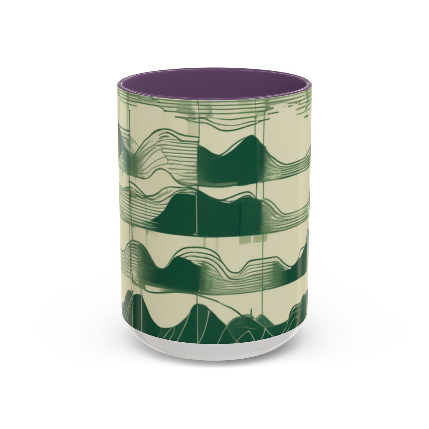 boostlete-mile-by-mile-pattern-audio-blueprint-0971 — Accent Mug 11/15oz