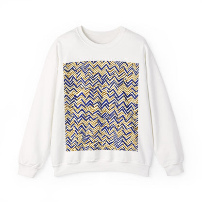 boostlete-boost-mode-pattern-ekg-line-art-0091 — Unisex Heavy Blend Crewneck Sweatshirt (Gildan)