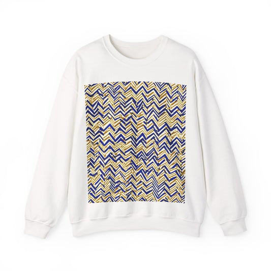 boostlete-boost-mode-pattern-ekg-line-art-0091 — Unisex Heavy Blend Crewneck Sweatshirt (Gildan)