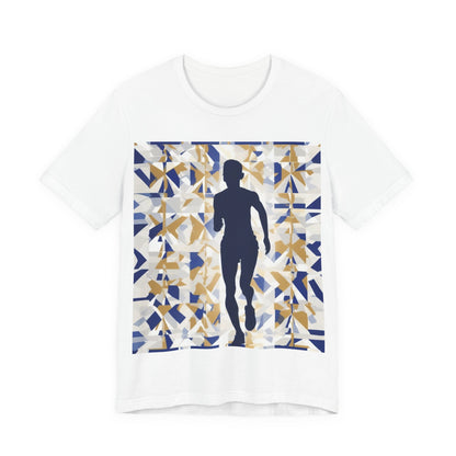 boostlete-recovery-progress-scene-marathoner-matte-geometric-0448 — Unisex Jersey Short Sleeve (B+C 3001)