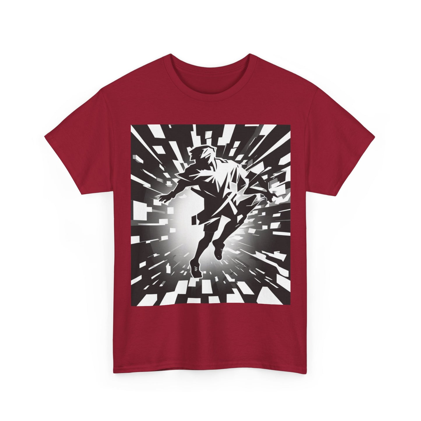 boostlete-am-crew-scene-sprinter-high-modern-0312 — Unisex Heavy Cotton Tee (Gildan 5000)