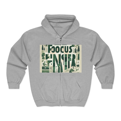 boostlete-boost-mode-type-focus-finish-banner-modern-0113 — Unisex Heavy Blend Full-Zip Hooded Sweatshirt