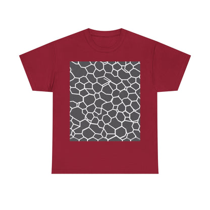 boostlete-iron-intent-pattern-hex-blueprint-0063 — Unisex Heavy Cotton Tee (Gildan 5000)