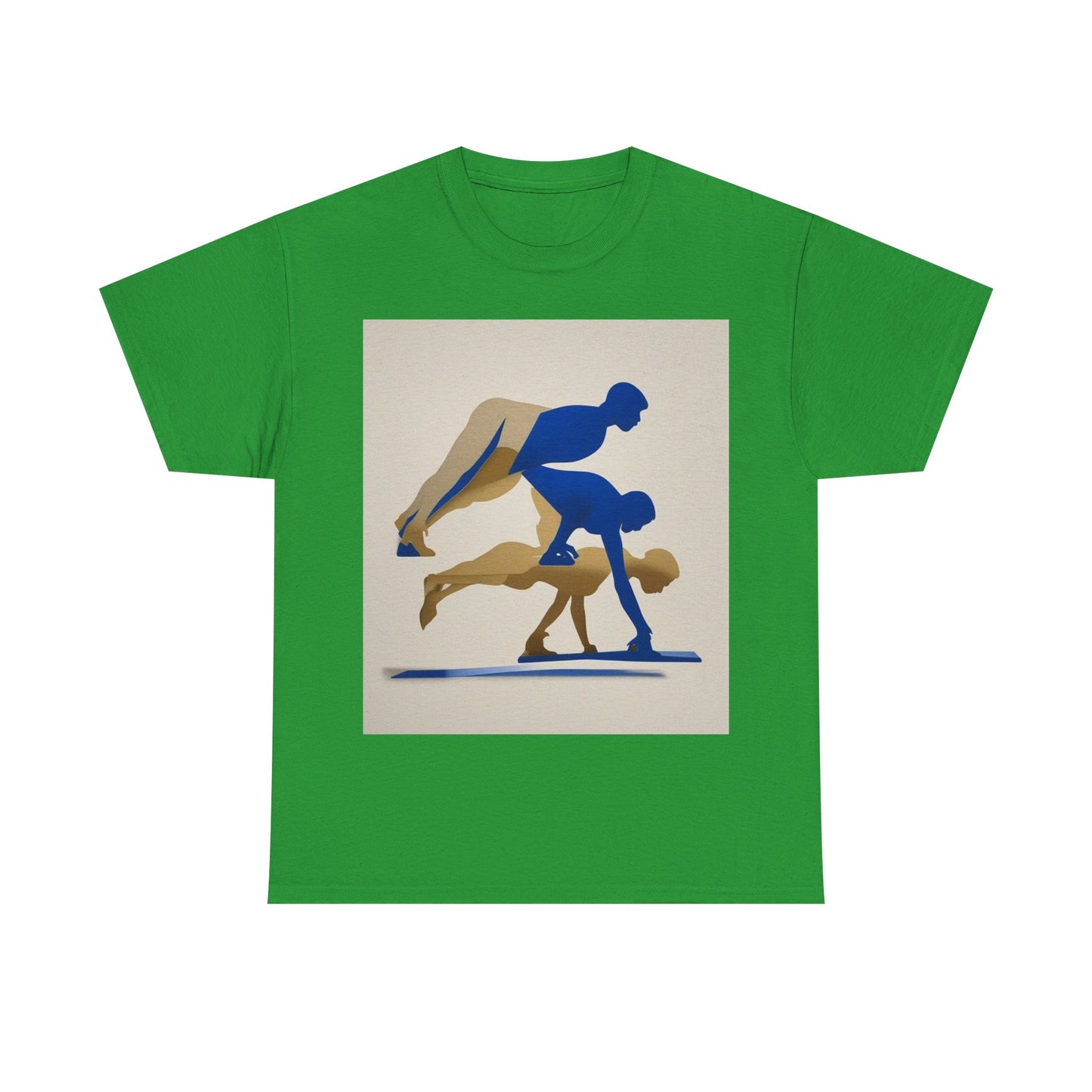 boostlete-mile-by-mile-scene-push-up-duotone-paper-0040 — Unisex Heavy Cotton Tee (Gildan 5000)