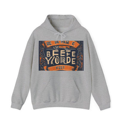 boostlete-field-day-type-be-where-your-feet-are-banner-engraved-0029 — Unisex Heavy Blend Hooded Sweatshirt (Gildan)