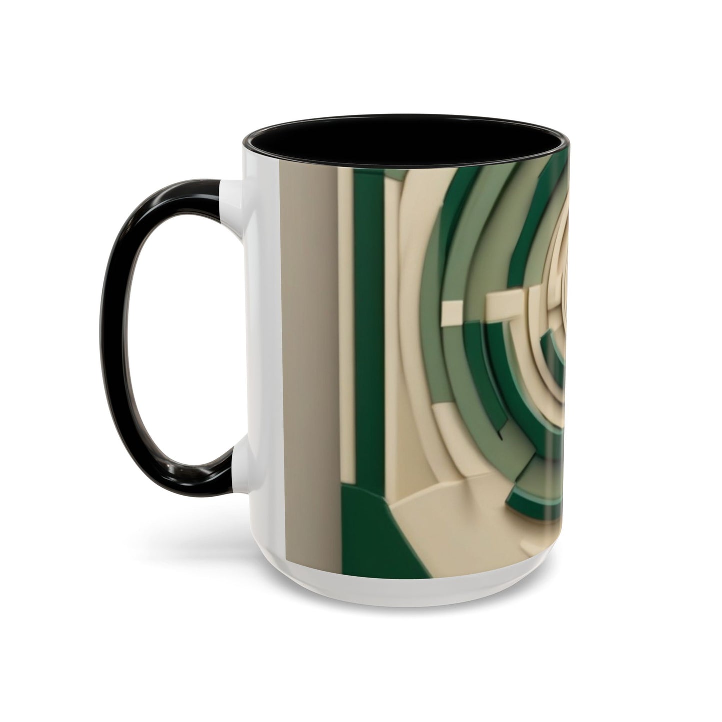 boostlete-mile-by-mile-icon-target-3d-modern-0306 — Accent Mug 11/15oz