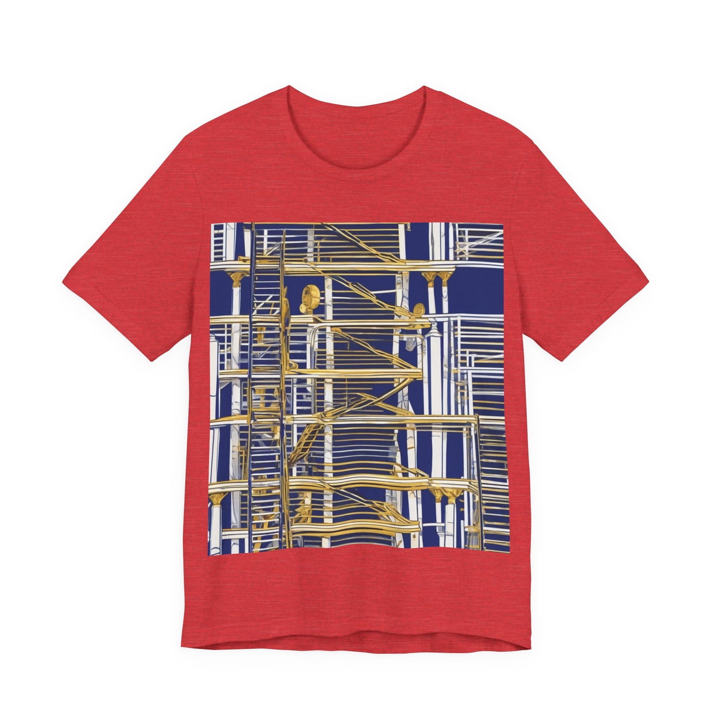 boostlete-rise-grind-icon-ladder-high-engraved-0238 — Unisex Jersey Short Sleeve (B+C 3001)