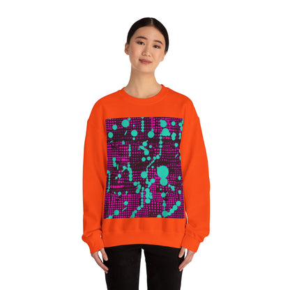 boostlete-pr-season-pattern-dotted-retro-0891 — Unisex Heavy Blend Crewneck (G18000)