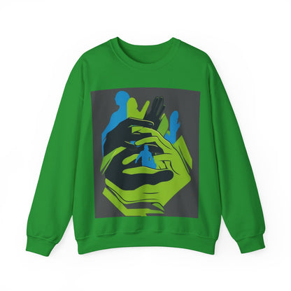 boostlete-mile-by-mile-scene-athlete-offset-modern-0824 — Unisex Heavy Blend Crewneck (G18000)