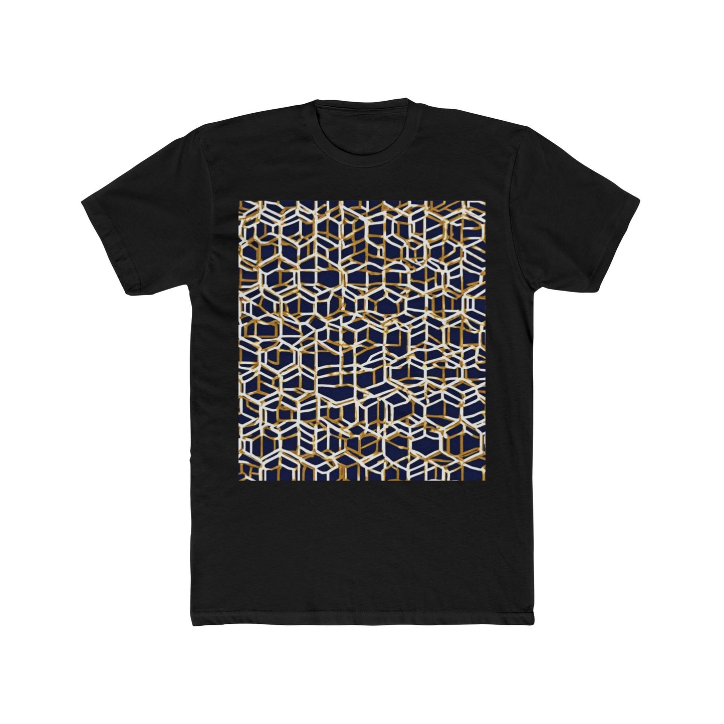 boostlete-am-crew-pattern-hex-industrial-0131 — Unisex Cotton Crew Tee (NL 3600)