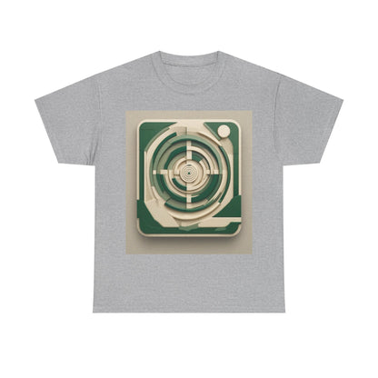 boostlete-mile-by-mile-icon-target-3d-modern-0306 — Unisex Heavy Cotton Tee (Gildan 5000)