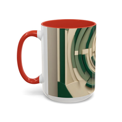 boostlete-mile-by-mile-icon-target-3d-modern-0306 — Accent Mug 11/15oz
