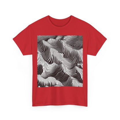 boostlete-field-day-pattern-topographic-isometric-0211 — Unisex Heavy Cotton Tee (Gildan 5000)