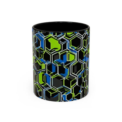 boostlete-recovery-progress-pattern-hex-blueprint-0007 — Accent Mug 11oz/15oz