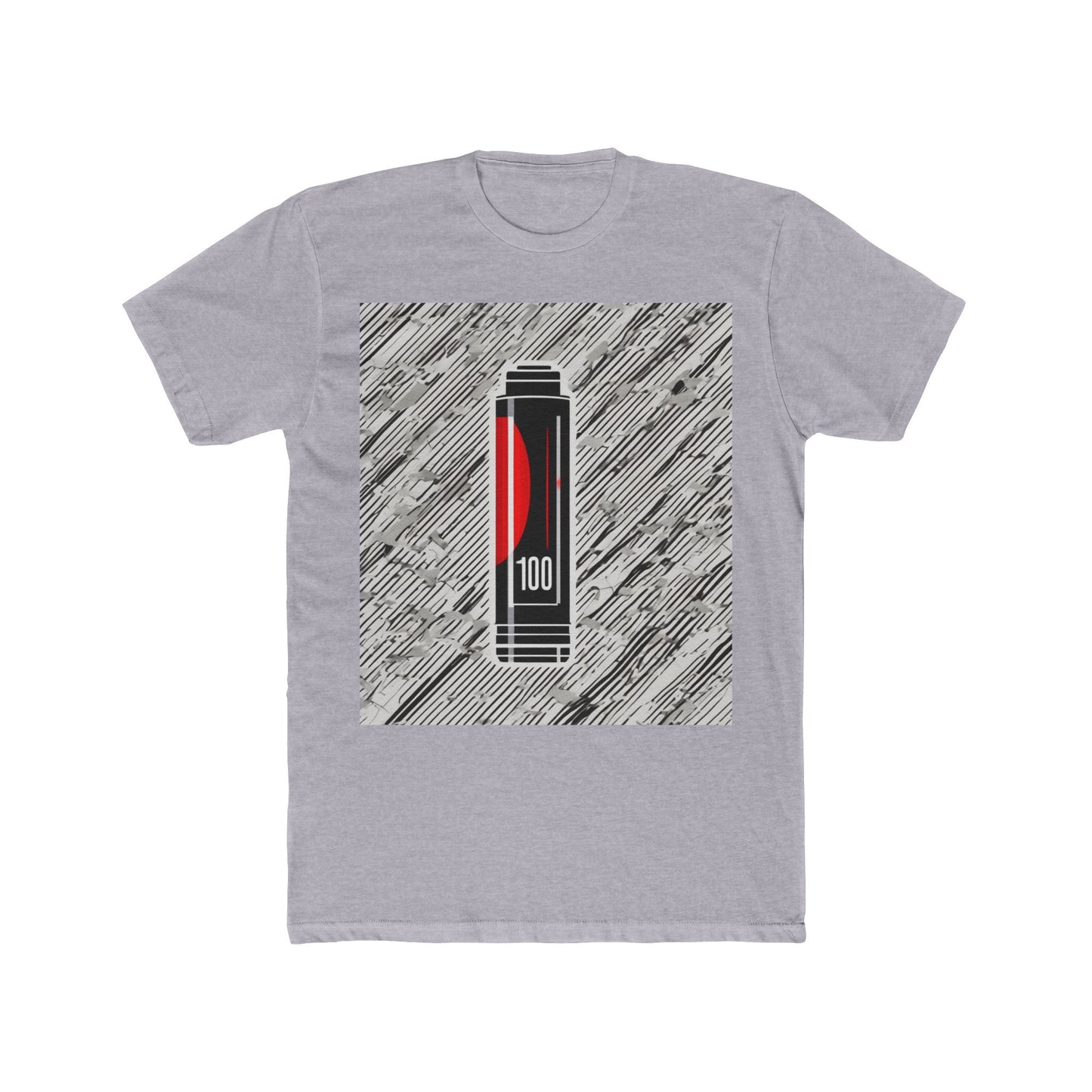 boostlete-rise-grind-icon-battery-motion-badge-0266 — Unisex Cotton Crew Tee (NL 3600)