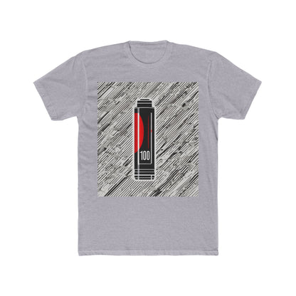 boostlete-rise-grind-icon-battery-motion-badge-0266 — Unisex Cotton Crew Tee (NL 3600)