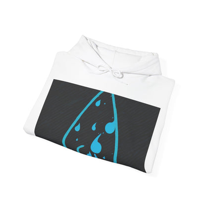 boostlete-iron-intent-icon-water-grainy-vector-0762 — Unisex Heavy Blend Hoodie (G18500)