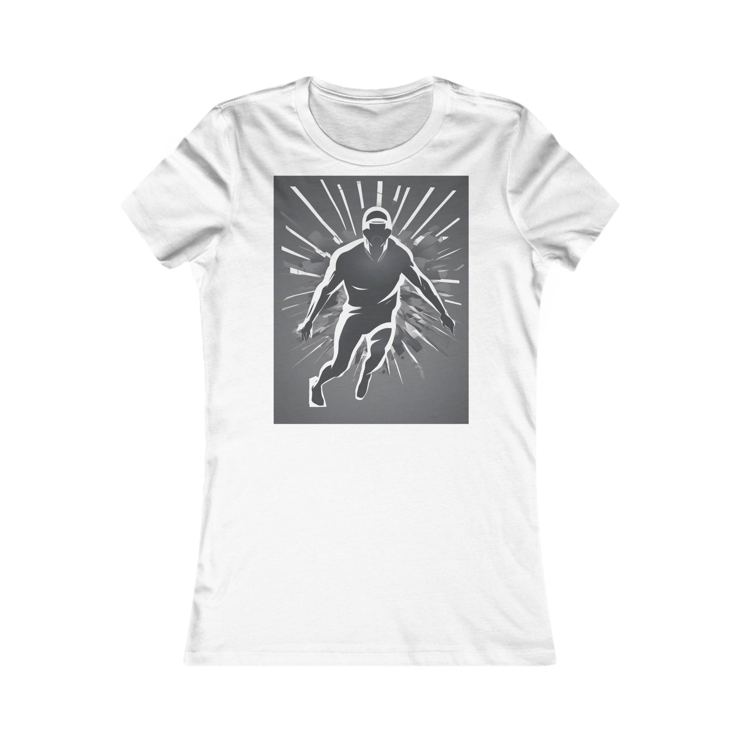 boostlete-iron-intent-scene-sprinter-soft-athletic-0108 — Women's Favorite Tee (B+C 6004)