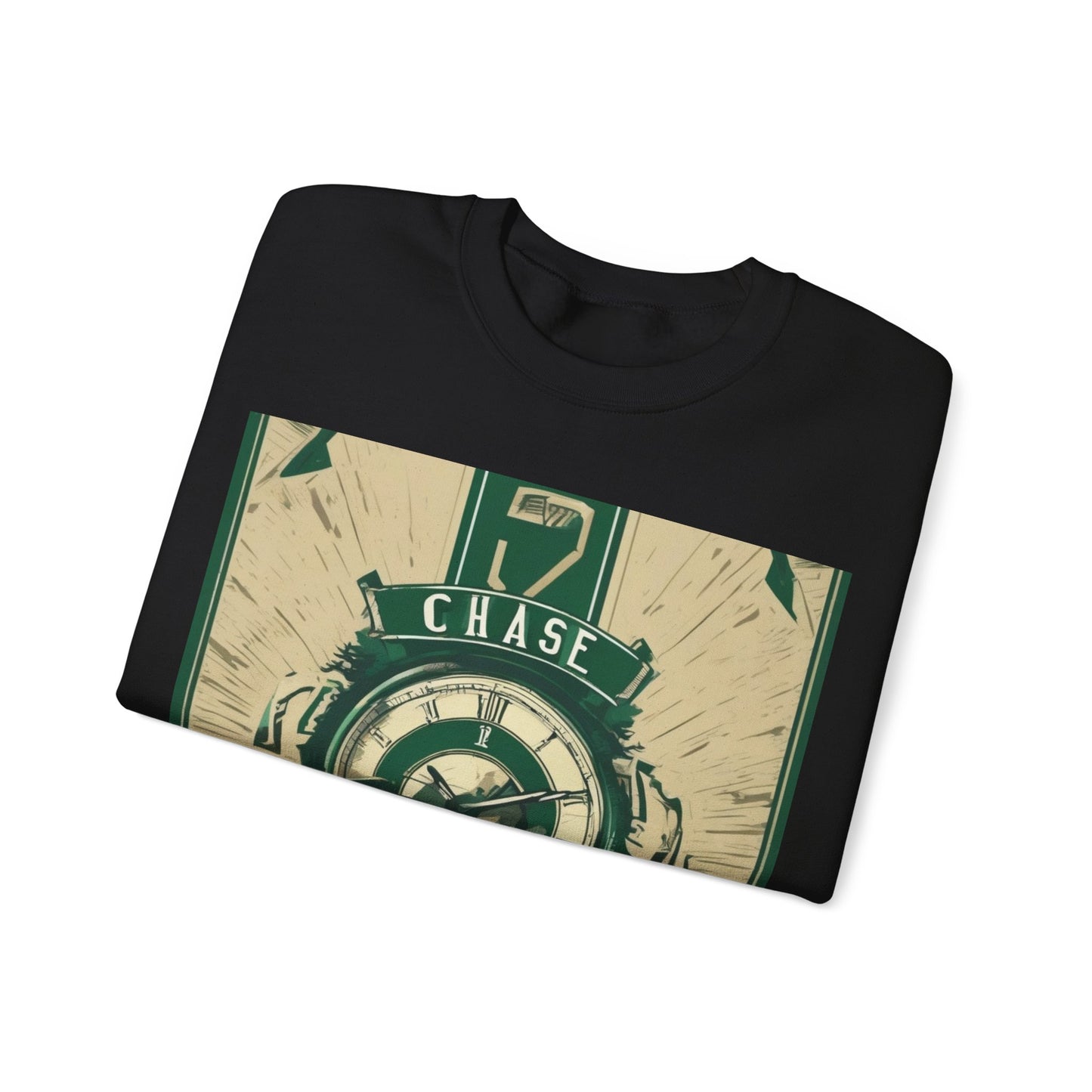 boostlete-mile-by-mile-type-chase-the-clock-banner-athletic-0013 — Unisex Heavy Blend Crewneck Sweatshirt (Gildan)