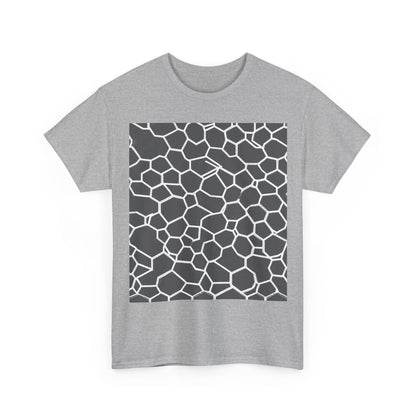 boostlete-iron-intent-pattern-hex-blueprint-0063 — Unisex Heavy Cotton Tee (Gildan 5000)