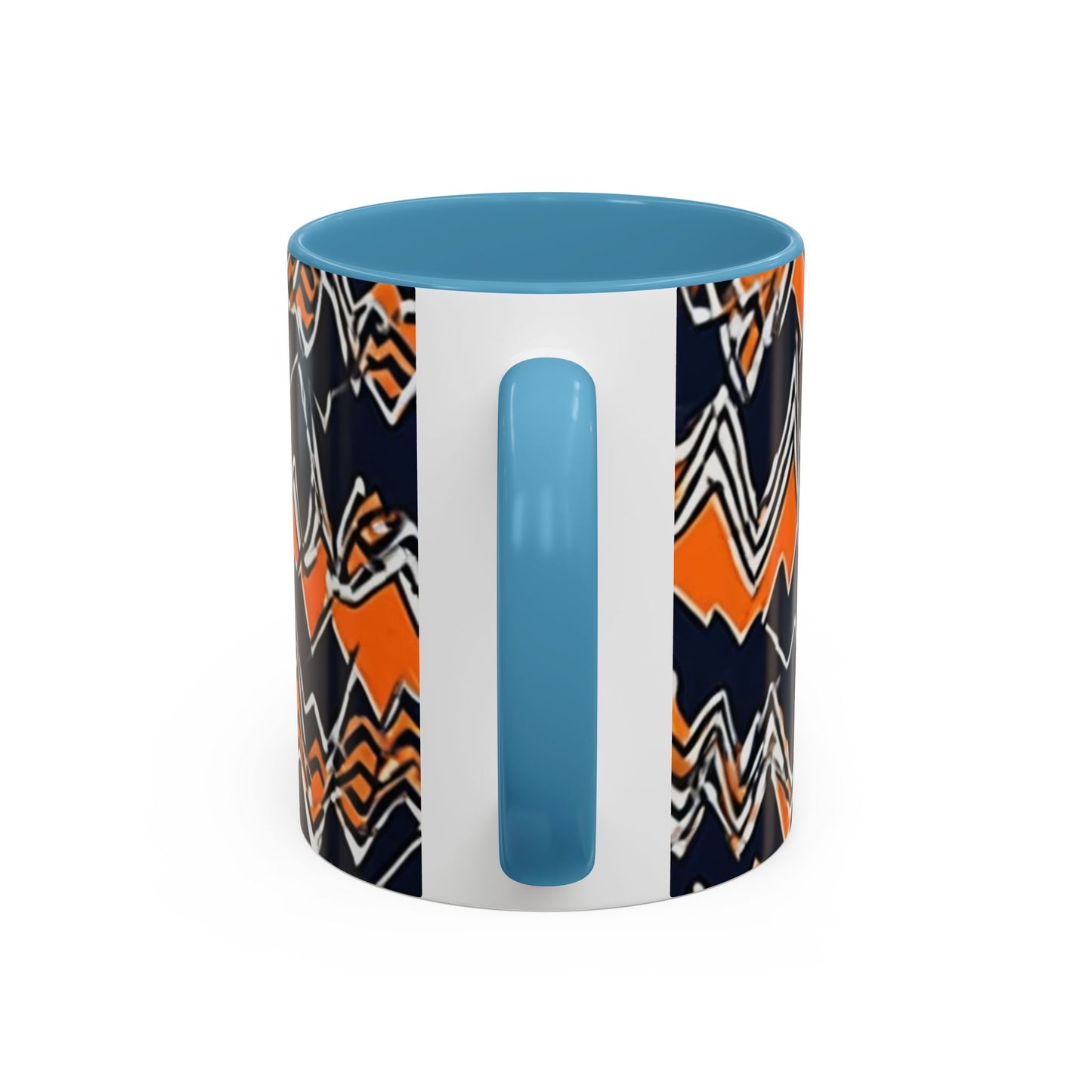 boostlete-headspace-pattern-ekg-industrial-0559 — Accent Mug 11/15oz