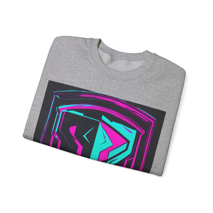 boostlete-pr-season-icon-shield-speed-industrial-0270 — Unisex Heavy Blend Crewneck Sweatshirt (Gildan)