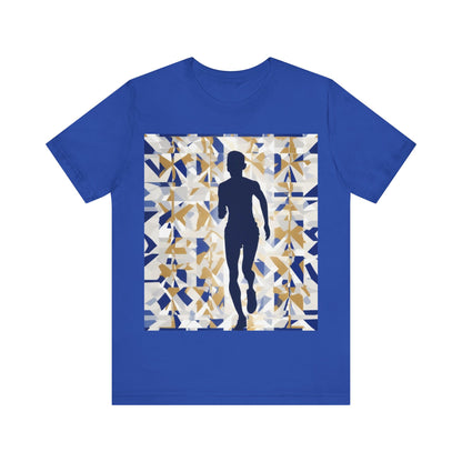 boostlete-recovery-progress-scene-marathoner-matte-geometric-0448 — Unisex Jersey Short Sleeve (B+C 3001)