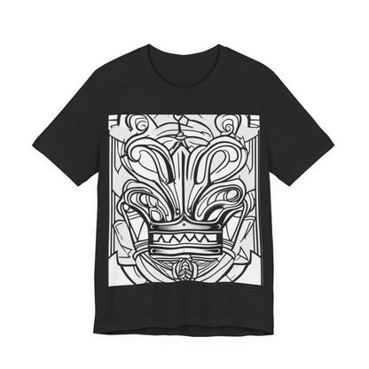 boostlete-boost-mode-icon-crown-offset-line-art-0190 — Unisex Jersey Short Sleeve (B+C 3001)