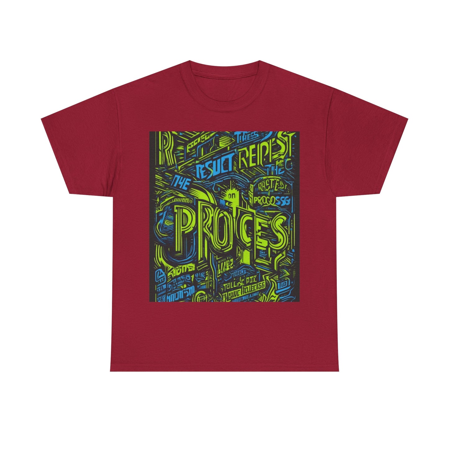 boostlete-rise-grind-type-respect-the-process-big-monoline-0265 — Unisex Heavy Cotton Tee (Gildan 5000)