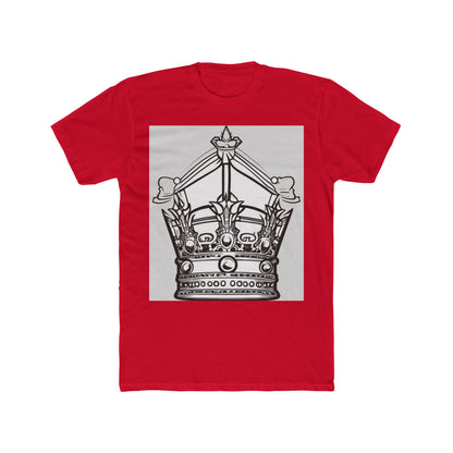 boostlete-quiet-power-icon-crown-outline-badge-0130 — Unisex Cotton Crew Tee (NL 3600)