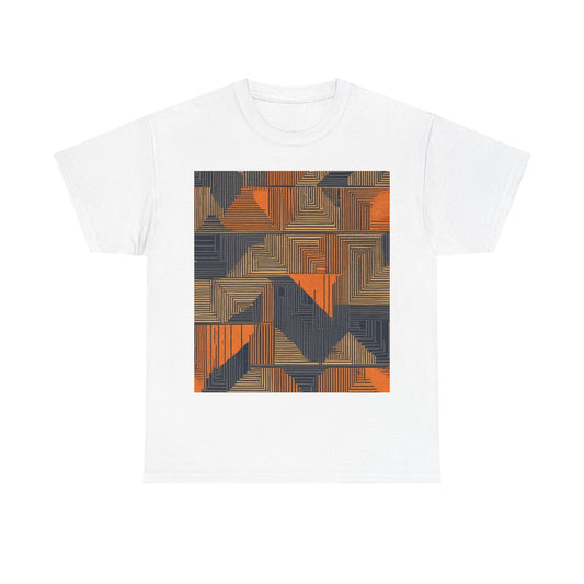 boostlete-field-day-pattern-stair-steps-geometric-0055 — Unisex Heavy Cotton Tee (Gildan 5000)
