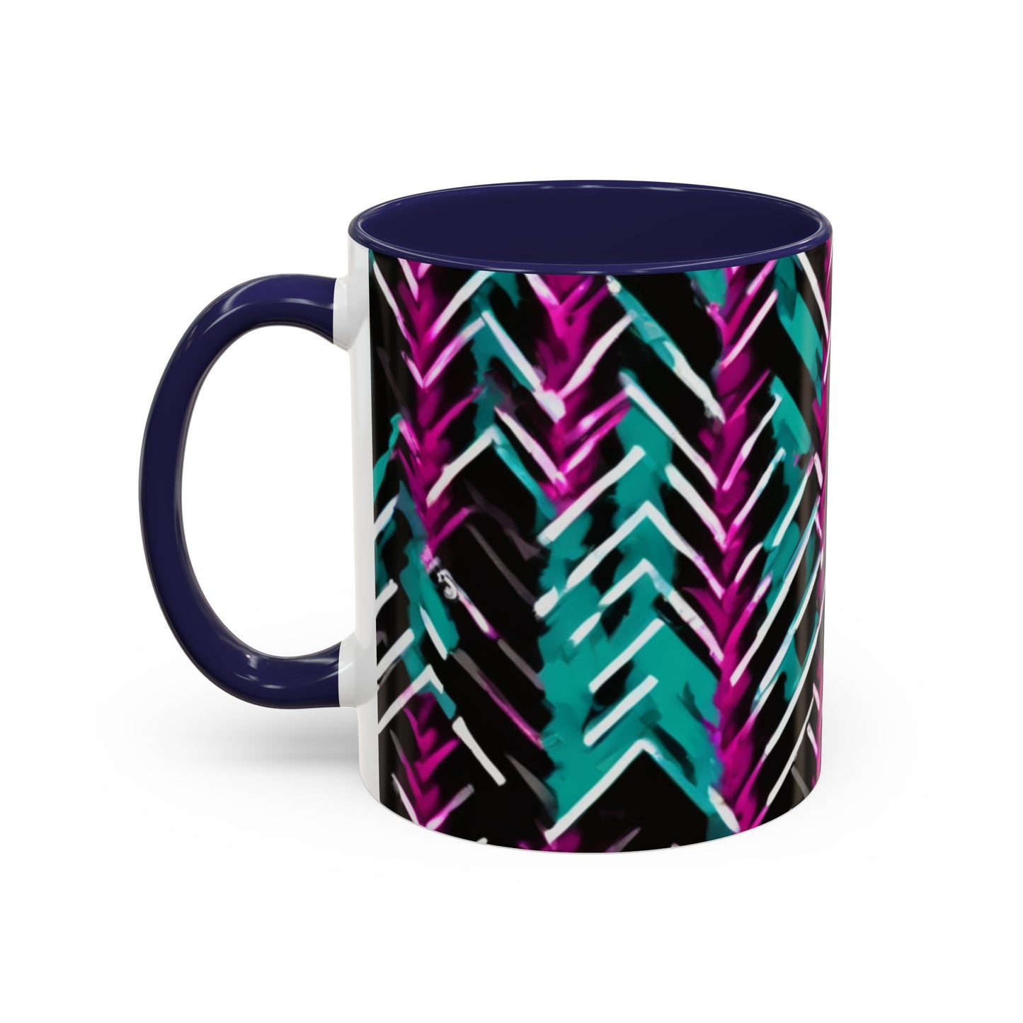 boostlete-recovery-progress-pattern-chevron-retro-0243 — Accent Mug 11/15oz
