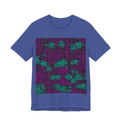 boostlete-boost-mode-pattern-plate-number-monoline-0079 — Unisex Jersey Short Sleeve (B+C 3001)