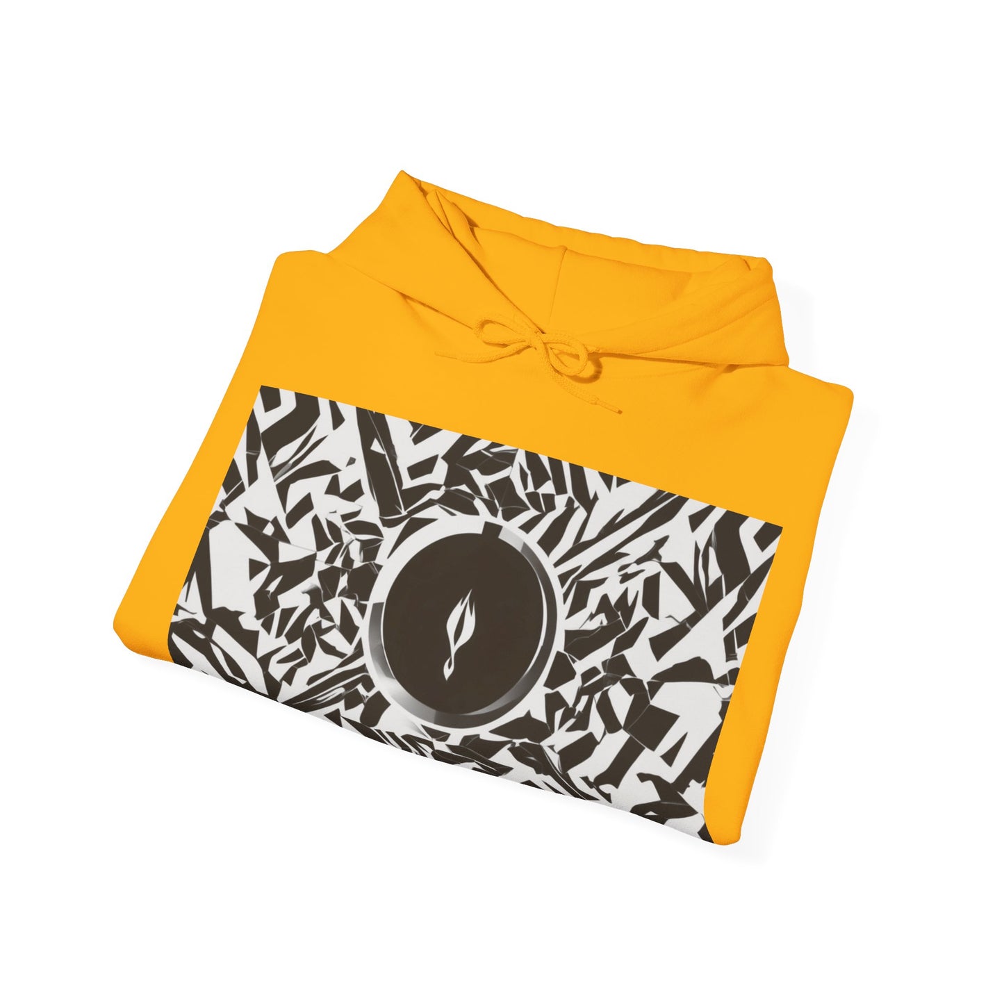 boostlete-am-crew-icon-flame-matte-geometric-0286 — Unisex Heavy Blend Hooded Sweatshirt (Gildan)