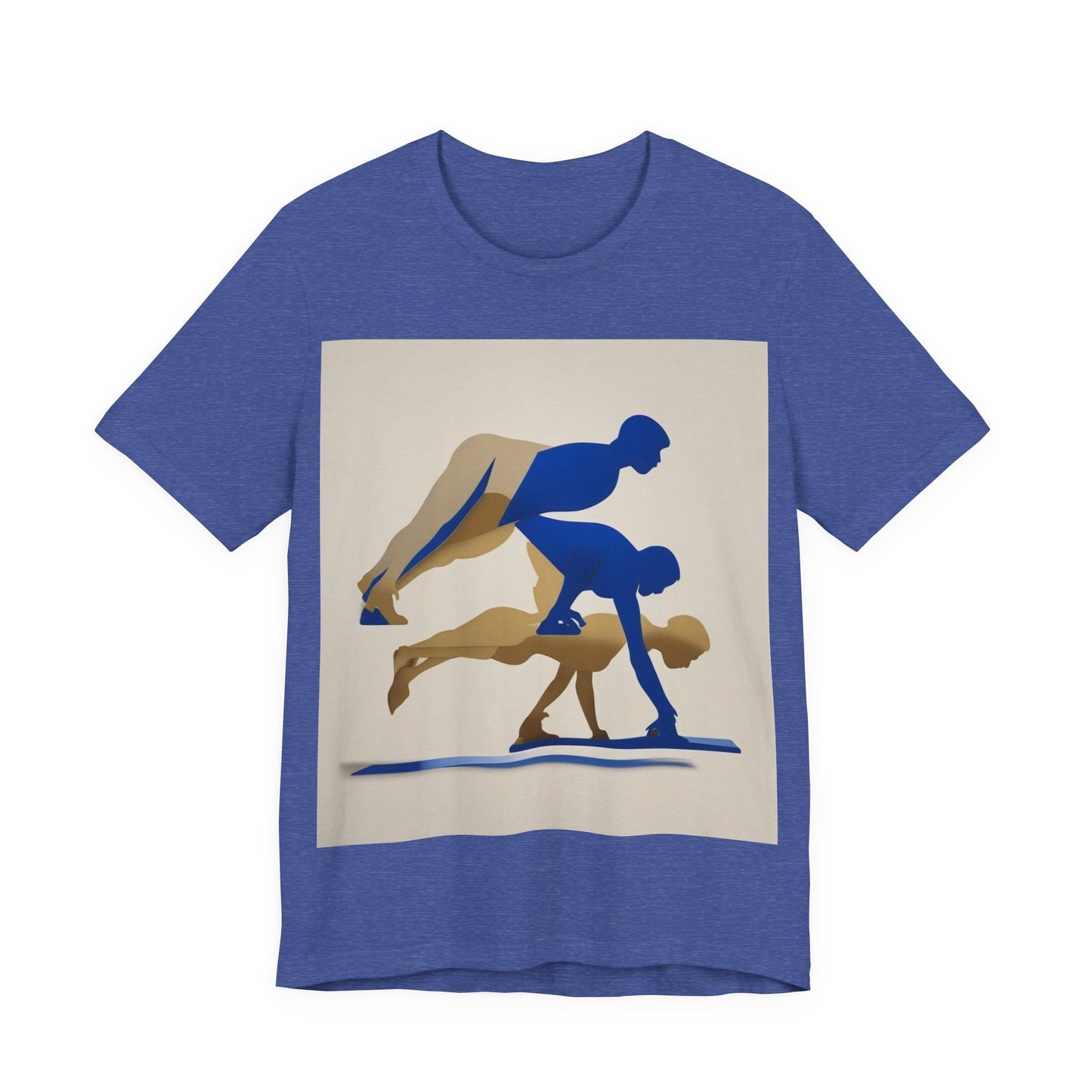 boostlete-mile-by-mile-scene-push-up-duotone-paper-0040 — Unisex Jersey Short Sleeve (B+C 3001)