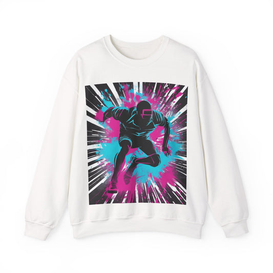 boostlete-recovery-progress-scene-sprinter-chalk-bold-0220 — Unisex Heavy Blend Crewneck Sweatshirt (Gildan)