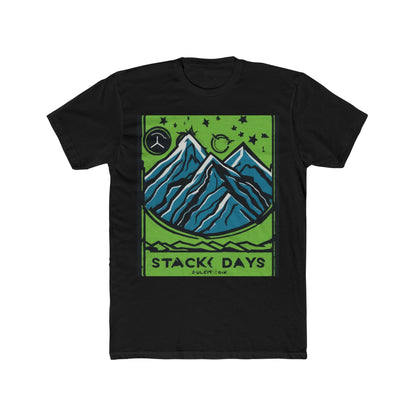 boostlete-pr-season-icon-mountain-grainy-badge-0154 — Unisex Cotton Crew Tee (NL 3600)