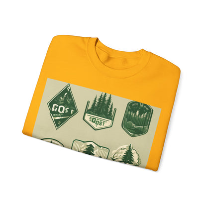 boostlete-mile-by-mile-type-go-get-one-micro-isometric-0441 — Unisex Heavy Blend Crewneck (G18000)